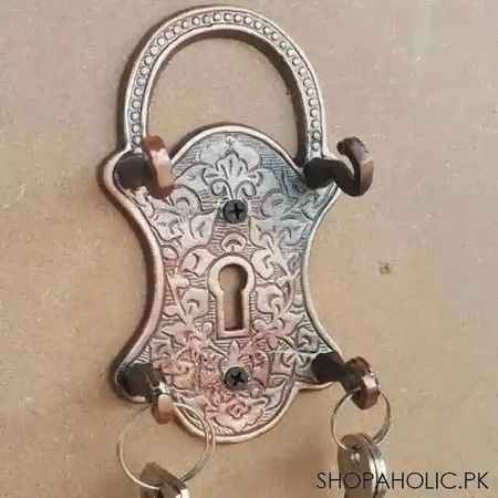 antique lock key holder main image