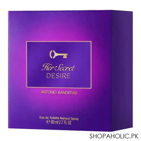 antonio banderas her secret desire eau de toilette, for women, 80ml image2