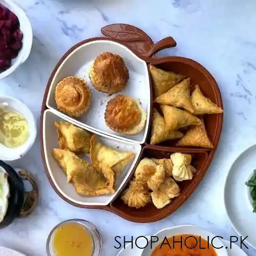 apple shaped iftar tray image3