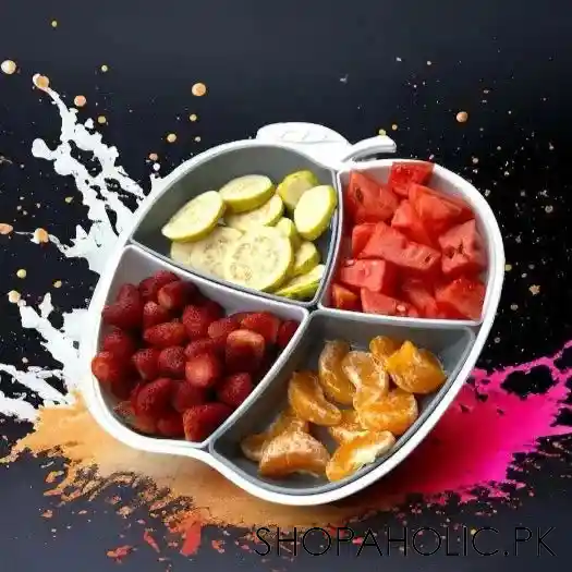 apple shaped iftar tray main image