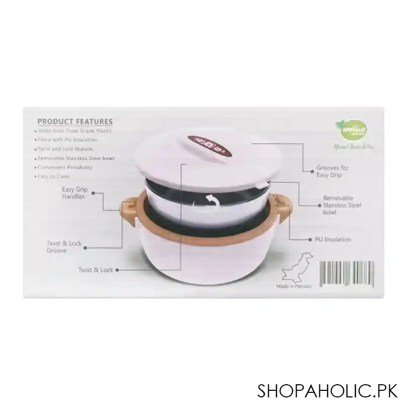 appollo chef hot pot, medium, 1200ml, cream image5