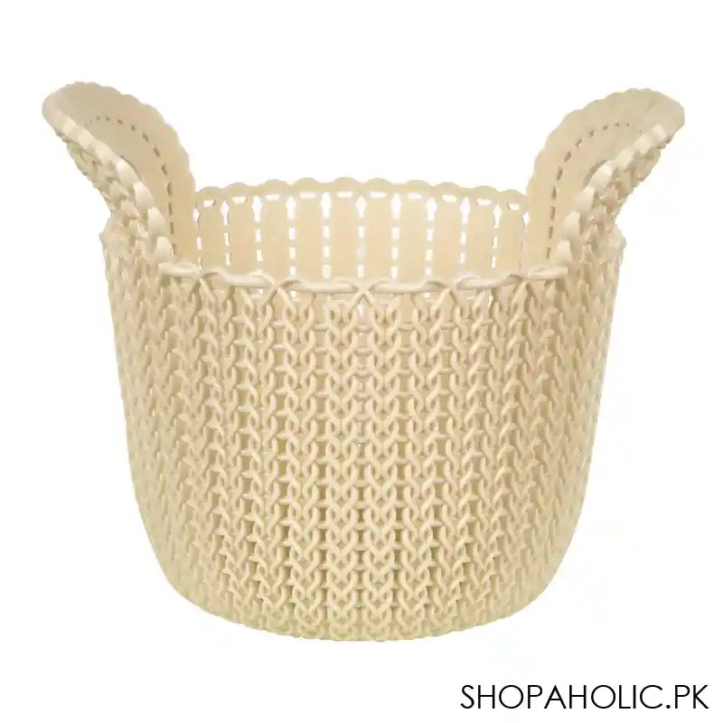 Appollo Grace Basket 3, 9x7x5.5 Inches, Cream - Image 2