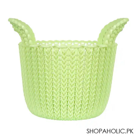 Appollo Grace Basket 3, 9x7x5.5 Inches, Green - Main Image