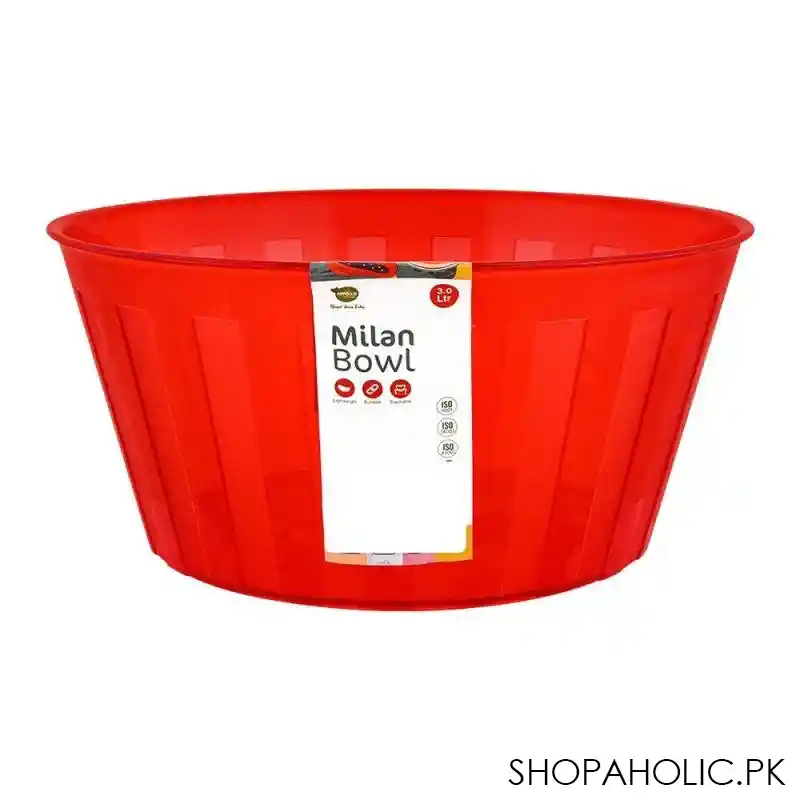 appollo milan bowl, red, 3 liters image2