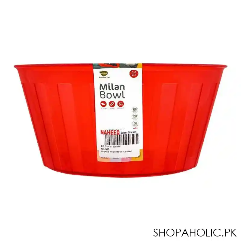 appollo milan bowl, red, 3 liters main image