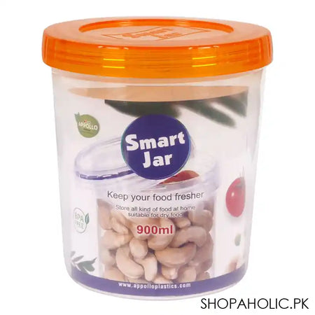 Appollo Smart Jar, Medium, 550ml, Orange - Main Image