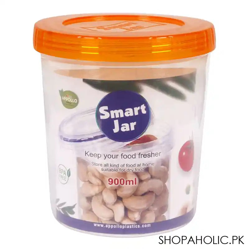 Appollo Smart Jar, Medium, 550ml, Orange - Main Image