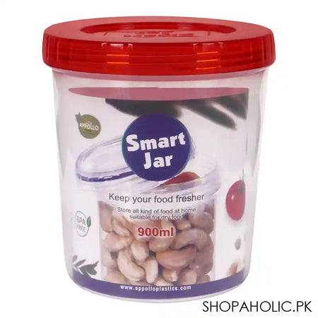 Appollo Smart Jar, Medium, 550ml, Red - Main Image