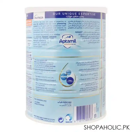 aptamil advance junior no. 3, growing up formula, 1 3 years, 900g image2