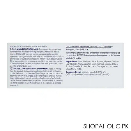 Aqua Fresh Active Fresh With Menthol Tooth Paste Value Pack, 100ml - Image 2