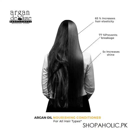 Argan De Luxe Argan Oil Nourishing Conditioner, Nourishes & Protects, 300ml - Image 7