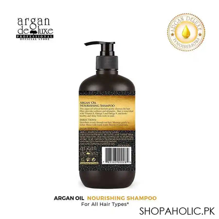 Argan De Luxe Argan Oil Nourishing Shampoo, Cleans & Nourishes, 300ml - Image 6