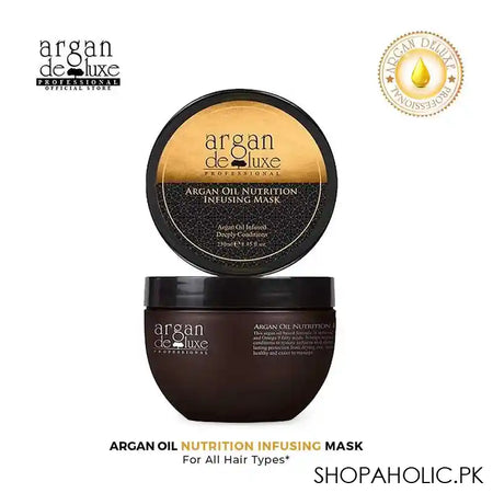 Argan De Luxe Argan Oil Nutrition Infusing Mask, 250ml - Image 4