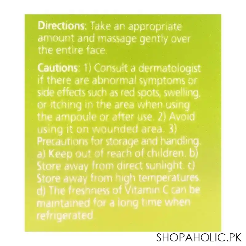 ariul green vitamin c toning ampoule, 15ml image4