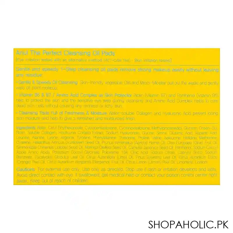 Ariul The Perfect Cleansing Oil Pads, 60-Pack - Image 4