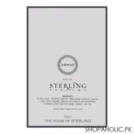 armaf club de nuit sillage eau de parfum, fragrance for men, 105ml image3