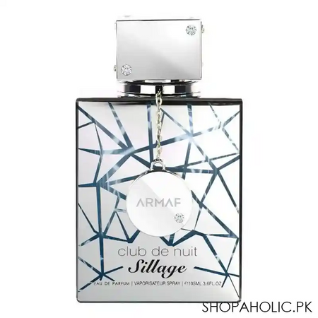 armaf club de nuit sillage eau de parfum, fragrance for men, 105ml main image