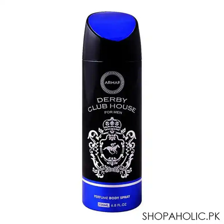 armaf derby club house men deodorant body spray, 200ml main image