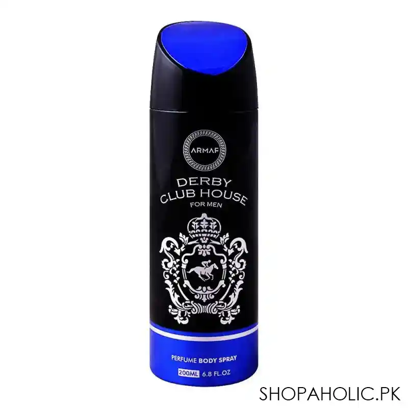 armaf derby club house men deodorant body spray, 200ml main image