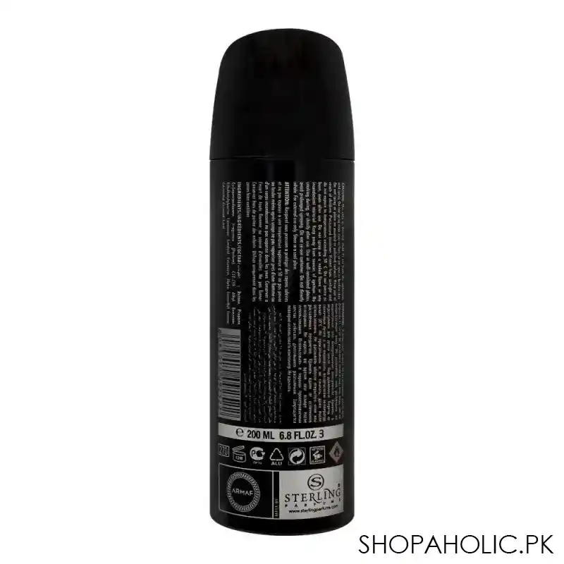 armaf shades for men perfume body spray, 200ml image2
