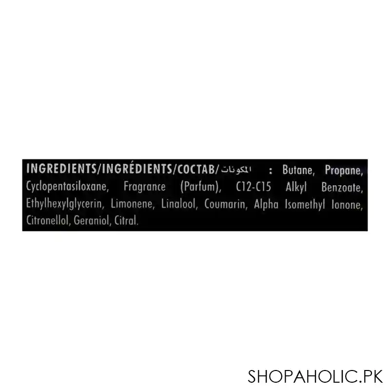 armaf shades for men perfume body spray, 200ml image3