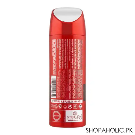 armaf tres nuit lyric body spray, for man, 200ml image2
