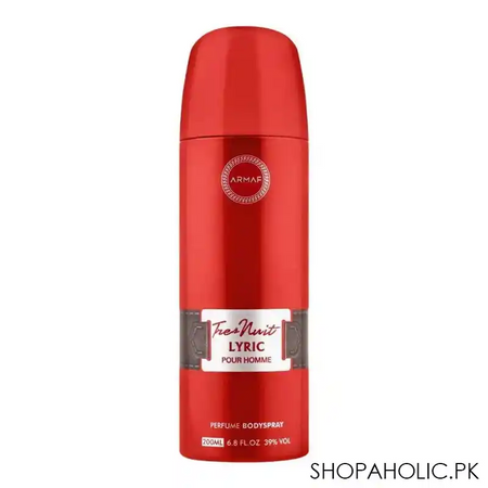 armaf tres nuit lyric body spray, for man, 200ml main image