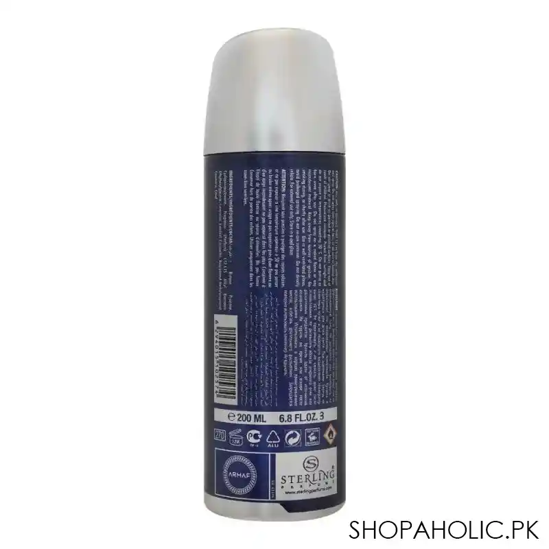 armaf voyage bleu perfume body spray for men, 200ml image2
