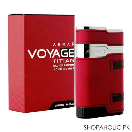 armaf voyage titan pour homme eau de parfum, for men, 100ml main image