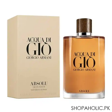 armani acqua di gio absolu eau de parfum, fragrance for men, 200ml main image