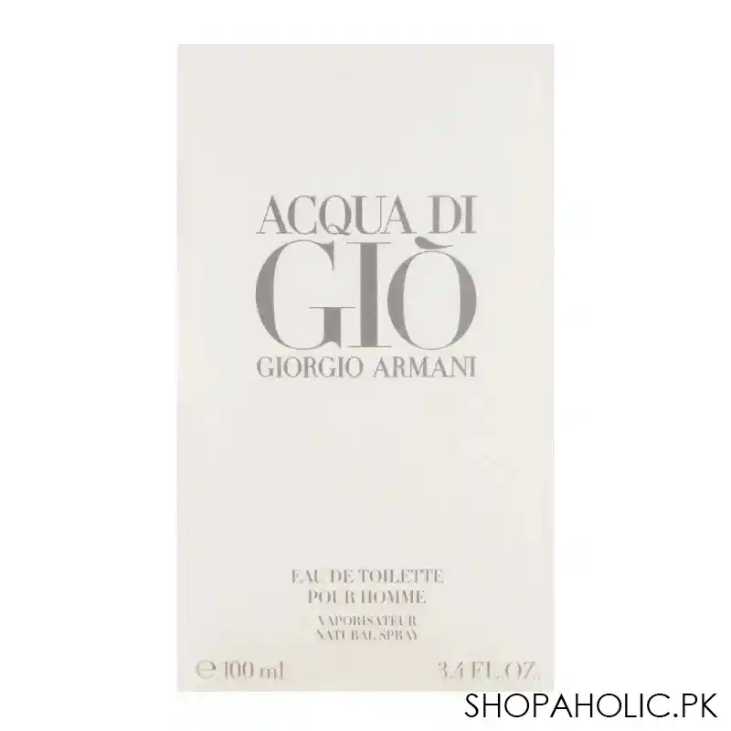 armani acqua di gio men eau de toilette 100ml image2