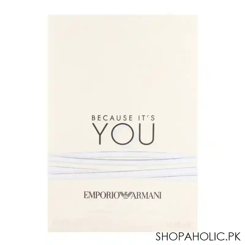 armani because it's you eau de parfum 100ml image2