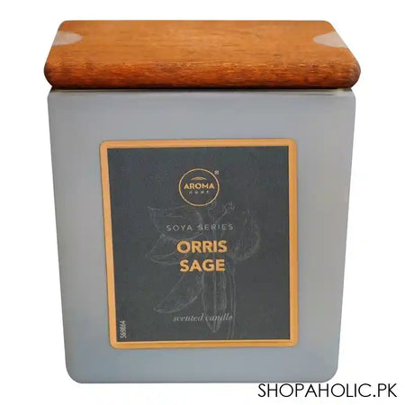Aroma Home Soya Series Orris Sage Scented Candle, 155g - Main Image