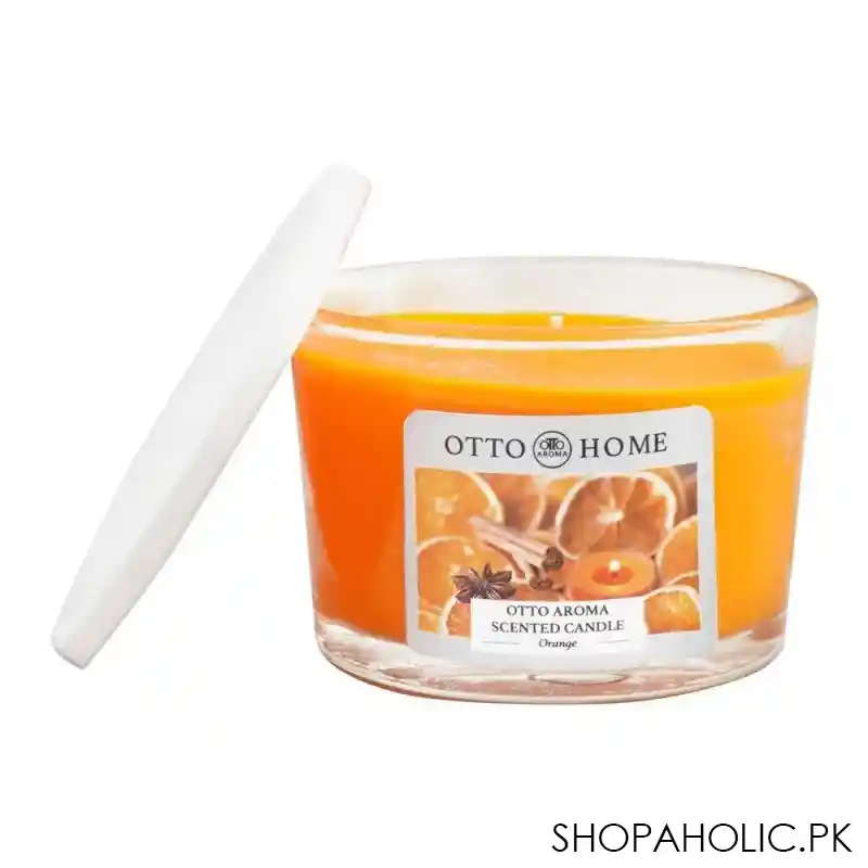 aroma otto home orange scented candle, 115g main image