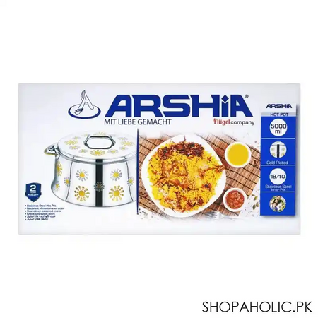 arshia stainless steel belly hotpot, 5000ml, hp118 2735 image3