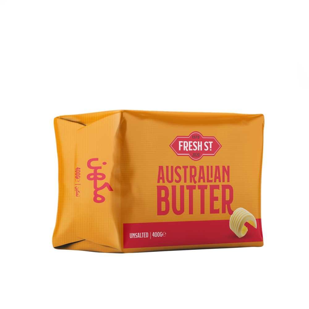 Fresh Street Australian Butter, Unsalted, 400g - Image 2