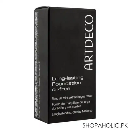 artdeco long lasting oil free foundation, 25 neutral light cognac image2