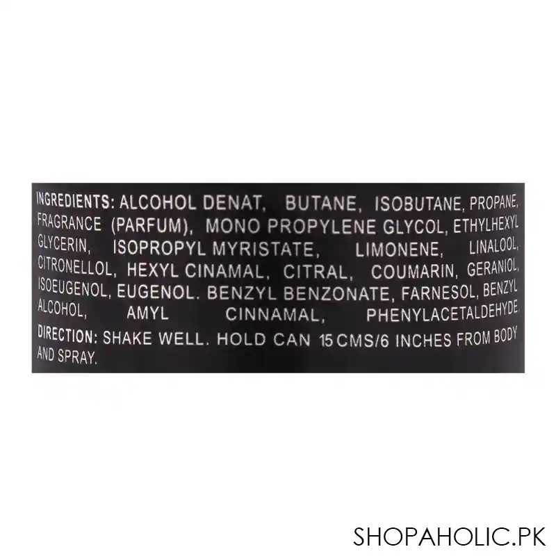 asdaaf ajmal hubb men deodorant body spray, 200ml image3