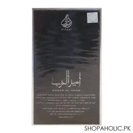 asdaaf ameer al arab eau de parfum, fragrance for men, 100ml image3