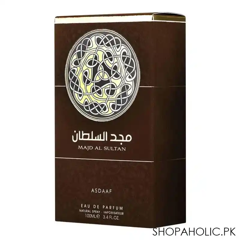 asdaaf majd al sultan black intense eau de parfum for men, 100ml image2