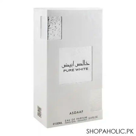 asdaaf pure white eau de parfum, for men & women, 100ml main image