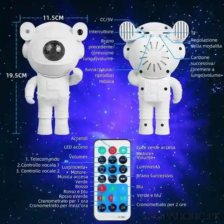 astronaut projector lamp with rc image5