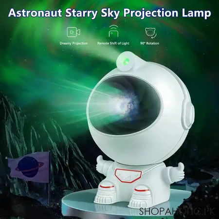 astronaut starry projector lamp main image
