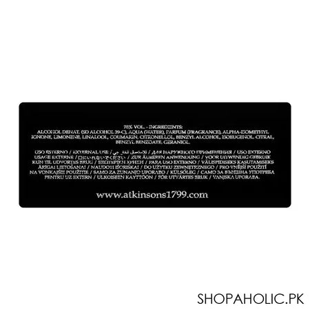 Atkinsons 24 Old Bond Street Triple Extract, Eau de Cologne, For Men & Women, 100ml - Image 4