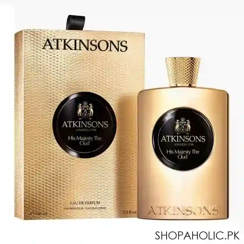 atkinsons his majesty the oud eau de parfum, for men, 100ml main image