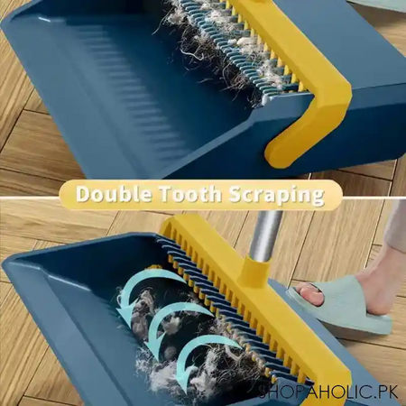 attachable indoor and outdoor broom and dustpan combo set image4