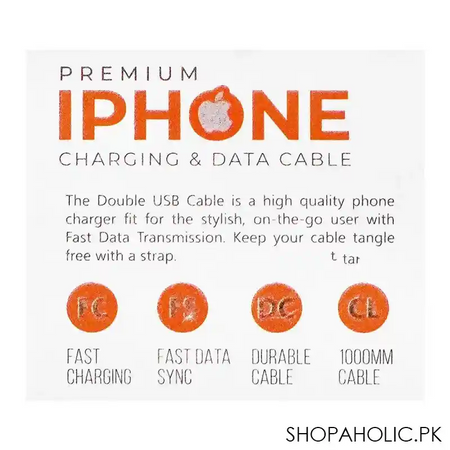 audionic powerline premium iphone charging & data cable, si 100 image3