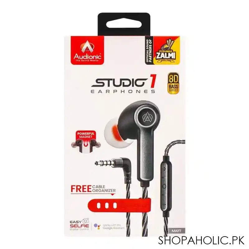audionic studio 1, powerful magnet earphones image2