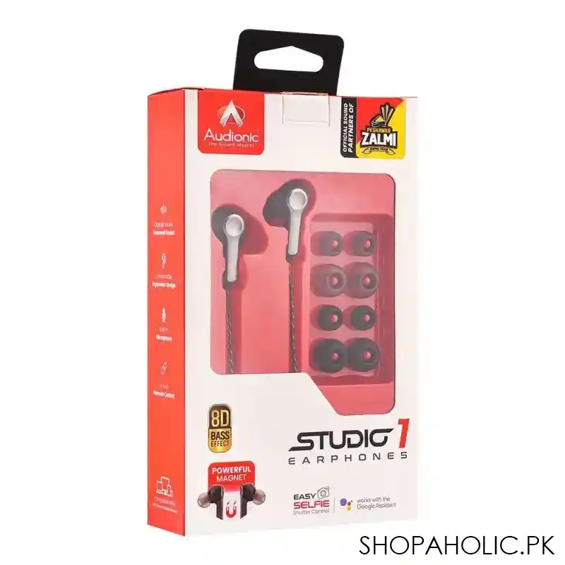 audionic studio 1, powerful magnet earphones main image