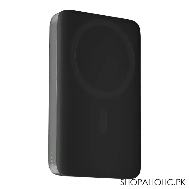 Aukey MagLink 10000mAh Magnetic Wireless Charging Power Bank, Gray, PB-MS02 - Image 2